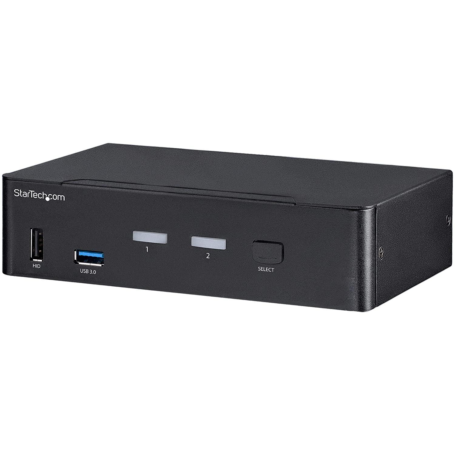 STARTECH.COM 2ポートDisplayPort対応KVMスイッチ 4K/60Hz SV231DPU34K(SV231DPU34K)