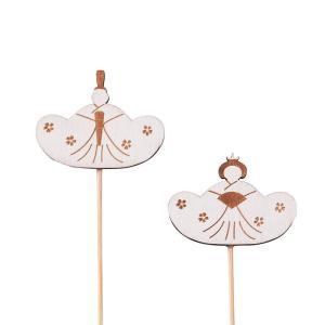 ケー・イー・アイ 木製プレートピック ナチュラルひな祭り (5462S)【入数:12】