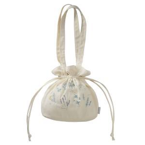 ケー・イー・アイ 【ito＆】刺繍巾着トートバッグ ハーブ (IT008-15)【入数:10】