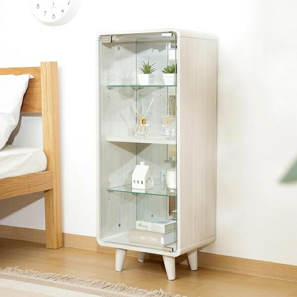 不二貿易 コレクションシェルフ クレール ハイ ホワイトウォッシュ 品番:52300