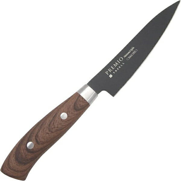 ヤクセル(Yaxell) ヤクセル プレミオナチュラルスタイルペティナイフブラック124mm