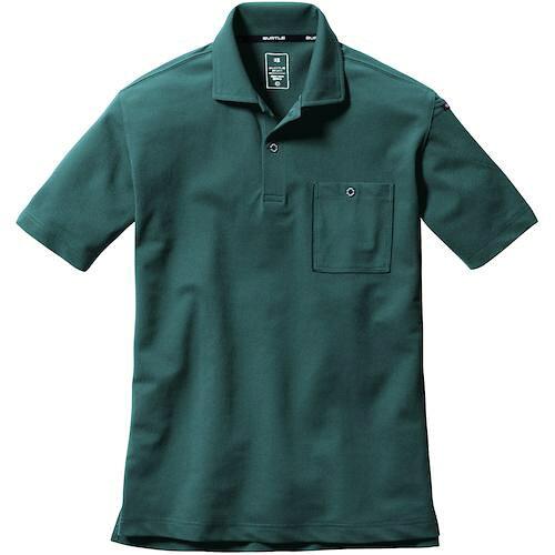 バートル(Burtle) BURTLE 半袖ポロシャツ667-14-Mミルスグリーン (66714M 6435)