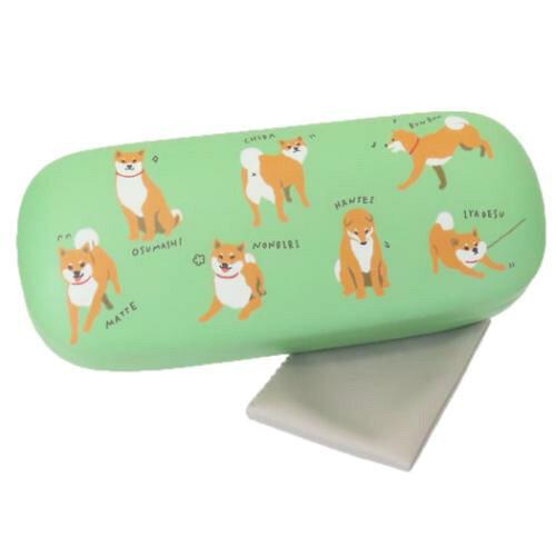 フレンズヒル 888449 メガネケース シバタノイチニチ グリーン 888449