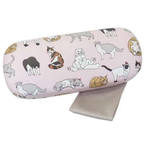 フレンズヒル メガネケース キャットフィーリング ピンク ZS-132-134 (2160671)