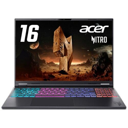 ACER エイサー AN16S-61-A76Z57T/E ACER Nitro 16S AI Windows 11 Home 16.0～16.9型（インチ） Ryzen メモリ16GB SSD 1TB 2560×1600 Webカメラ有り Bluetooth v5.2 Office無し 2.1～3.0kg
