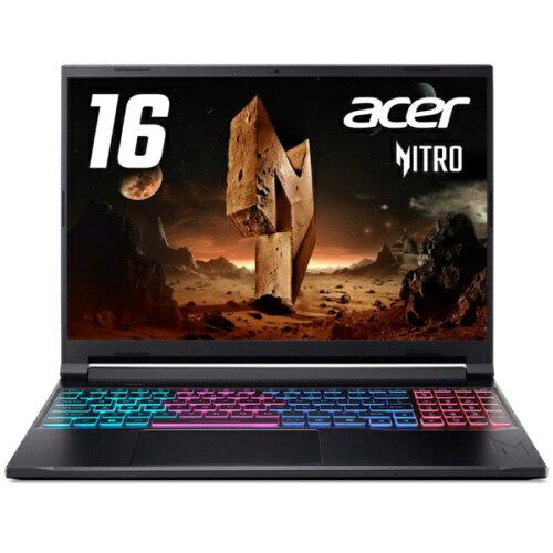 ACER エイサー ANV16S-41-A76Y55/E ACER Nitro V 16S AI Windows 11 Home 16.0～16.9型（インチ） Ryzen メモリ16GB SSD 512GB 1920×1200 Webカメラ有り Bluetooth v5.2 Office無し 2.1～3.0kg