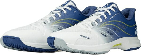 YONEX ヨネックス パワークッションエアラスダッシュ5GC (SHTAD5GC) [色 : ホワイト/ネイビー] [サイズ : 22.5]