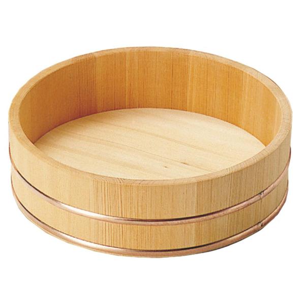 ヤマコー 国産 椹 飯台 銅タガ 5合 88