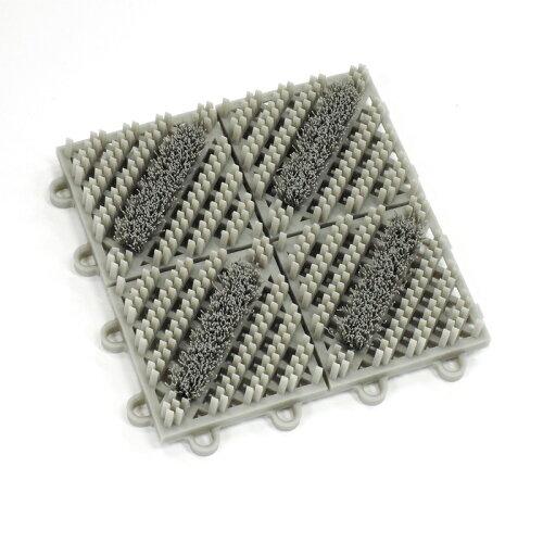 テラモト カラーブラッシュ ライトグレー 150×150mm MR0960726