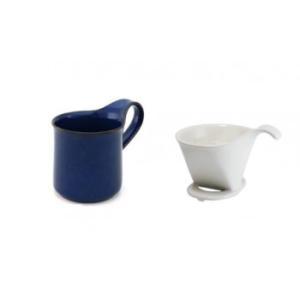 ZERO JAPAN ゼロジャパン ZEROJAPAN(ゼロジャパン) ドリッパー＆カフェマグセット WH/JB DMZ-15 (2145893)