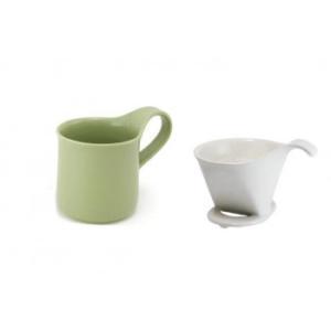 ZERO JAPAN ゼロジャパン ZEROJAPAN(ゼロジャパン) ドリッパー＆カフェマグセット WH/AR DMZ-15 (2145876)