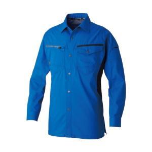 Rakuten - SOWA ソーワ 桑和 3048-02 長袖シャツ SSサイズ ブルー(8) (2128349)