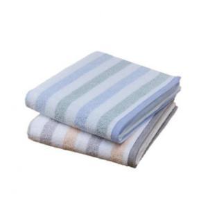 コスギゼン(Kosugizen) 泉州産マジックボーダーバスタオル 2色組BL×BK K-6018-2BB (2209560)