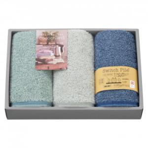 日繊商工 cocochiena ココチエナII タオルギフト フェイスタオル×3 B CE-2581 (2215580)