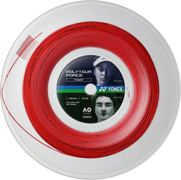 YONEX ヨネックス ポリツアーフォース130(200M) (PTFO30R2) [色 : ブライトレッド]
