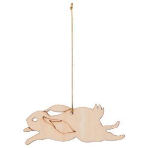 ASCA アスカ 木製兎オーナメント(1袋3コ入) (A-72161-044)【入数:24】