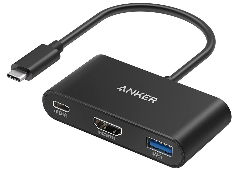 ANKER アンカー Anker PowerExpand 3-in-1 USB-C ハブ Gray A8339NA1(A8339NA1)(2.0)