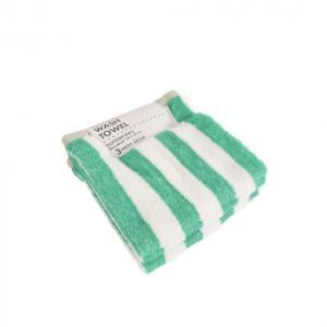 コスギゼン(Kosugizen) 無撚糸リンピオウォッシュタオル3枚組 グリーン SI-14125-3GR (2209471)