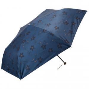 ウォーターフロント(Waterfront) umbulatio ハンディールーフUVブロック 折りたたみ傘 55cm ポムフラワー ナイトネイビー S355-1117DN1-B6 (2206541)