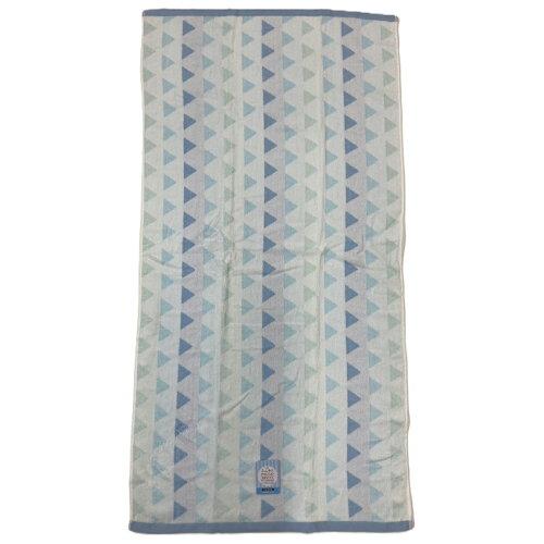 林(Hayashi) 林(HAYASHI) バスタオル カジュアルトライアングルブルー BM473401 (2269733)