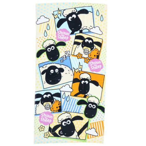 林(Hayashi) 林(HAYASHI) コンパクトバスタオル ひつじのショーン フレークシール CM482800 (2270036)