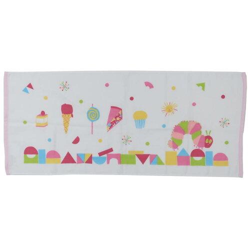 林(Hayashi) 林(HAYASHI) フェイスタオル はらぺこあおむし ガーゼ＆パイル つみきあおむし ピンク FN206902 (2270007)