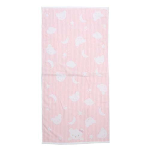林(Hayashi) 林(HAYASHI) バスタオル スクールベア ピンク BO490502 (2269836)