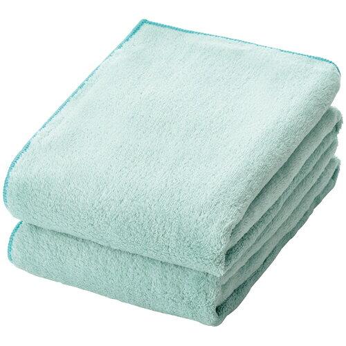 Face Towel - 林(Hayashi) 林(HAYASHI) フェイスタオル マイクロファイバー シェリーカラー2枚組 グリーン FO490704 (2269569)