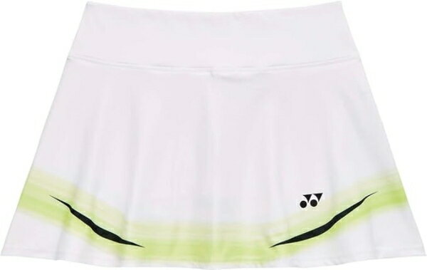 YONEX ヨネックス ウィメンズスカート(インナースパッツツキ) (26183) [色 : ホワイト] [サイズ : S]