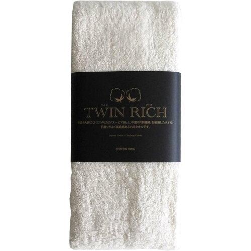 犬飼タオル TR340F-2 ツインリッチ フェイスタオル アイボリー (2261056)