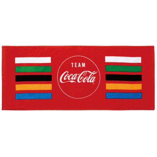 犬飼タオル COC260C コカ・コーラ プリントフェイスタオル チームコカ・コーラ (2260927)