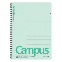 Rakuten - KOKUYO コクヨ コクヨ キャンパス ツインリングノート B5 B罫 40枚 緑 ス-T110BN-G
