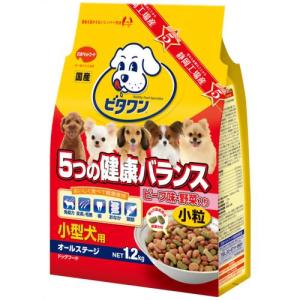 [日本ペットフード] ビタワン 5つの健康バランス ビーフ味・野菜入り 小粒 1.2kg (-)