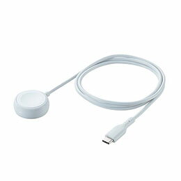 ELECOM エレコム Apple Watch磁気充電ケーブル/USB Type-C/1.0m(MPA-AWCCQ10WH)