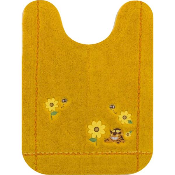 センコー(Senko) センコー となりのトトロ 花のバス停 トイレマット 約80×60cm イエロー 197534 (1375712)