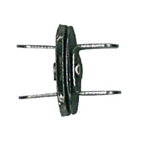 INAZUMA イナズマ 足折れマグネットボタン 4ヶ入 約φ18mm 座金付き ブラックニッケル AK-38-18BN (2210396)