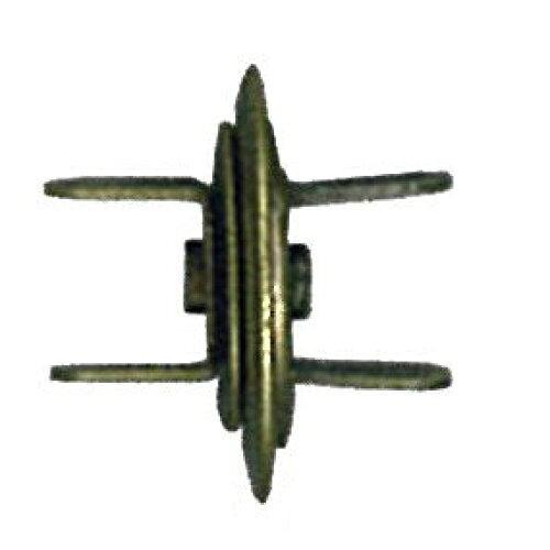 INAZUMA イナズマ 足折れマグネットボタン 4ヶ入 約φ19mm アンティークゴールド AK-38-29AG (2210407)