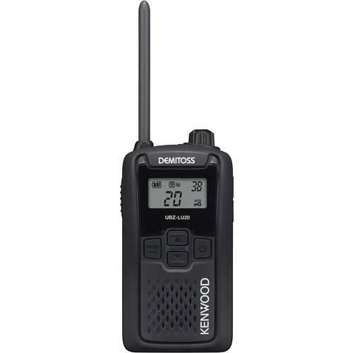 JVCケンウッド KENWOOD 特定小電力トランシーバー(交互通話) DEMITOSS ブラック (UBZLU20B 2074)