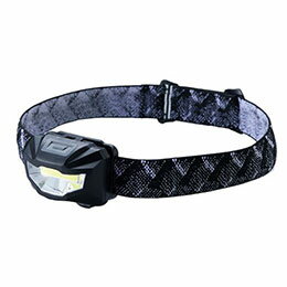 スマイルキッズ 旭電機化成(Asahi Denki Kasei) ワイド LED ヘッドライト ACA-4306 ブラック 6×3.7×高さ4.5cm(ベルト除く)、(ヘッドバンド長さ)最大内周52cm(伸長時最大70cm)