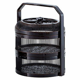 ヤマコー 千筋料理箱 2段(手付) 22635