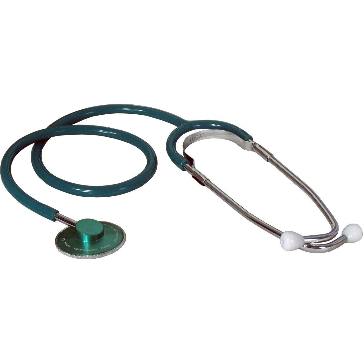 フォーカルコーポレーション ナーススコープ 外バネタイプ ヘッド：グリーン チューブ：グリーン FC-200 1本