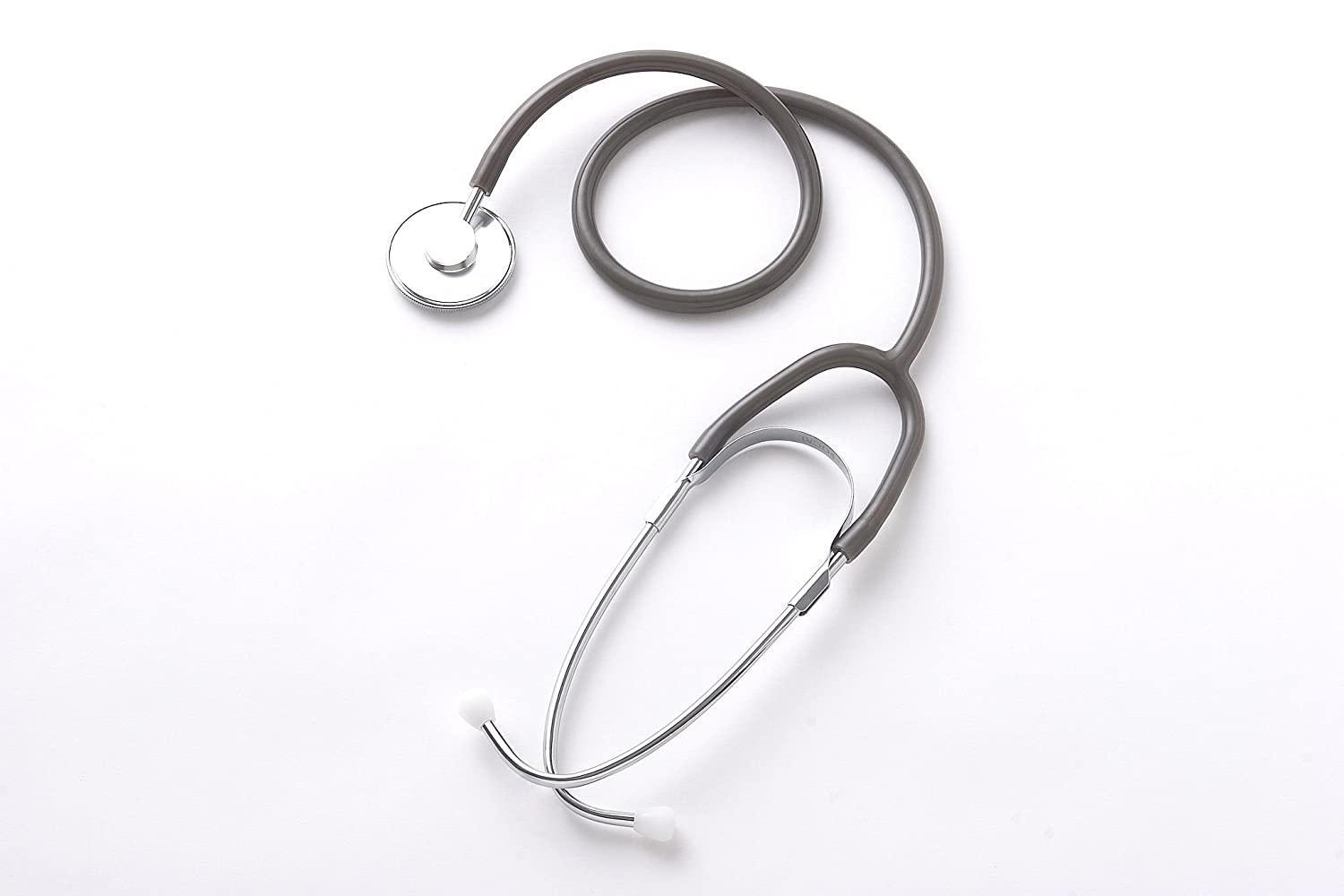 フォーカルコーポレーション ナーススコープ　外バネタイプ　ヘッド：シルバー　チューブ：スカイブルー FC-200 1本