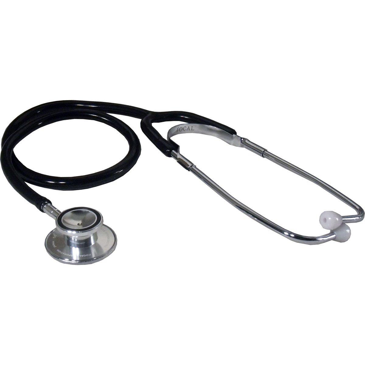 フォーカルコーポレーション シャープスコープ　外バネタイプ　ヘッド：シルバー　チューブ：ブラック FC-202 1本