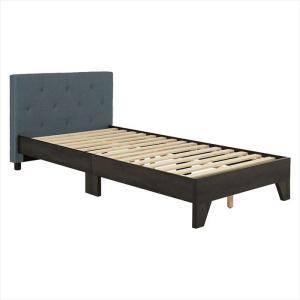 HAGIHARA 萩原 ファブリックベッド RB-1717GY ダークネイビー ※北海道、沖縄、離島配送不可