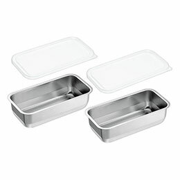 よこやま 燕熟の技 ユニット角型バット＆ザル バット1/2L＆ザル・蓋付YB-550