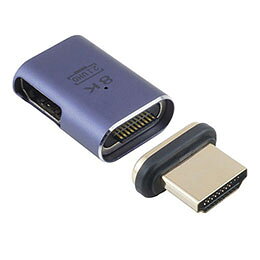 &nbsp;メーカー&nbsp;HORIC ホーリック&nbsp;商品カテゴリ&nbsp;PCケーブル＞HDMIケーブル&nbsp;発送目安&nbsp;1週間以内に発送予定&nbsp;お支払方法&nbsp;銀行振込・クレジットカード&nbsp;送料&nbsp;送料無料&nbsp;特記事項&nbsp;&nbsp;その他&nbsp;[HDMIケーブル]ピタッと付けれてパッと外せるマグネット式HDMIアダプタ ◆ ■ワンタッチでコネクタの脱着が可能 HDMIケーブルと本製品を組み合わせることにより機器とケーブルの脱着を磁石の力でスムーズに行えるようになります。 近づけるだけで機器にピタッと取り付けられ、上下にずらすことで簡単にパッと取り外せます。 ■機器の端子保護に最適 ケーブルの抜き差しが多いと機器の端子に負荷がかかり、破損や接触不良の原因となります。 本製品を使用すれば負荷をかけずに脱着ができるので端子の保護につながります。 ■48Gbpsに対応 4K/120pや8K/60p(DSC)の高画質映像の出力に対応しています。 また、Dyna...