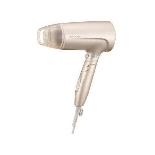 &nbsp;メーカー&nbsp;テスコム(TESCOM)&nbsp;商品カテゴリ&nbsp;ヘアスタイリング・ヘアケア＞ヘアドライヤー&nbsp;発送目安&nbsp;1週間以内に発送予定&nbsp;お支払方法&nbsp;銀行振込・クレジットカード&nbsp;送料&nbsp;送料無料&nbsp;特記事項&nbsp;&nbsp;その他&nbsp;※※※※※※※※※※※※※※※※※ 仕様 ※※※※※※※※※※※※※※※※※種類 ヘアドライヤー風量 1.7m3/分(大風量モード/DRY時 JIS規格測定法による)温風温度 105℃(周囲温度30℃の場合。騒音抑制モード/DRY時)風温切替機能 ○マイナスイオン ○イオン名称 マイナスイオン冷風 ○折りたたみ ○電源・電圧 AC100V 50/60Hzコードの長さ 1.7 m消費電力 1200W(DRY・大風量モード)サイズ 幅158x高さ229x奥行84mm(本体のみ)/幅204x高さ229x奥行84mm(スリットフード付き)重量 443g(本体のみ)/464g(スリットフード付き)カラー ピンク付属ブラシ数/アタッチメント数 1 個付属ブラシ/アタッチメント スリットフード