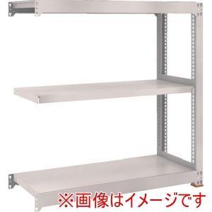 TRUSCO トラスコ中山 TRUSCO スチールラック M5型中量棚 1500X921XH2100 3段 連結 免震樹脂ベース付 ネオグレー ネオグレー (M57593BSFC 8000NG)