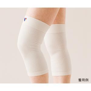 ハヤシ・ニット ひざ用パイル編み保温サポーター 1組入 M ホワイト 3510