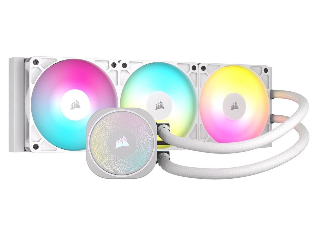 コルセア 簡易水冷CPUクーラー NAUTILUS 360 RS ARGB White